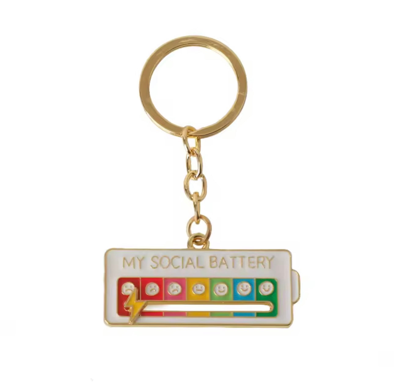Llavero Batería Social MoodPin™