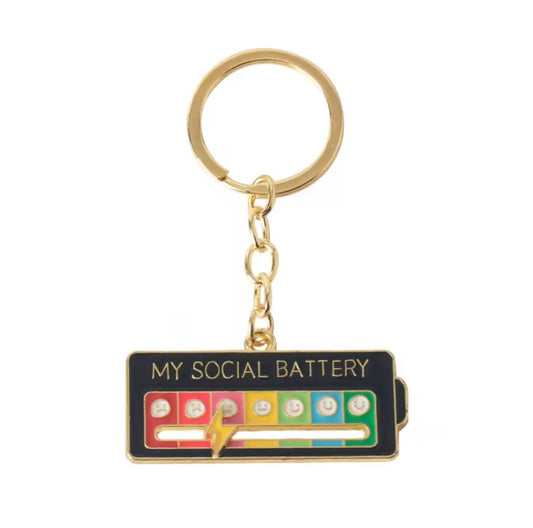 Llavero Batería Social MoodPin™